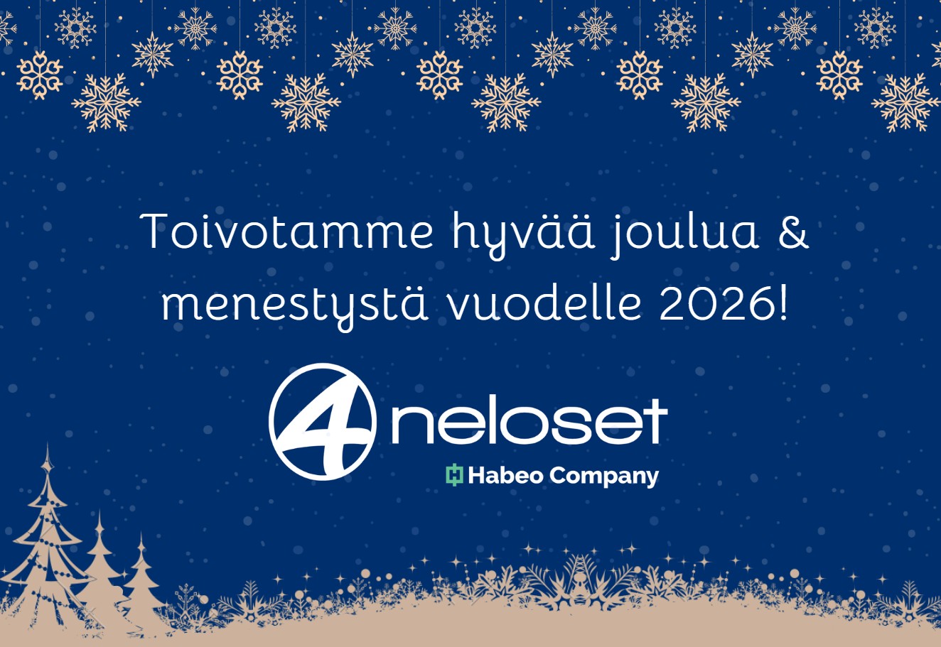 Toivotamme hyvää joulua ja menestystä vuodelle 2026!
